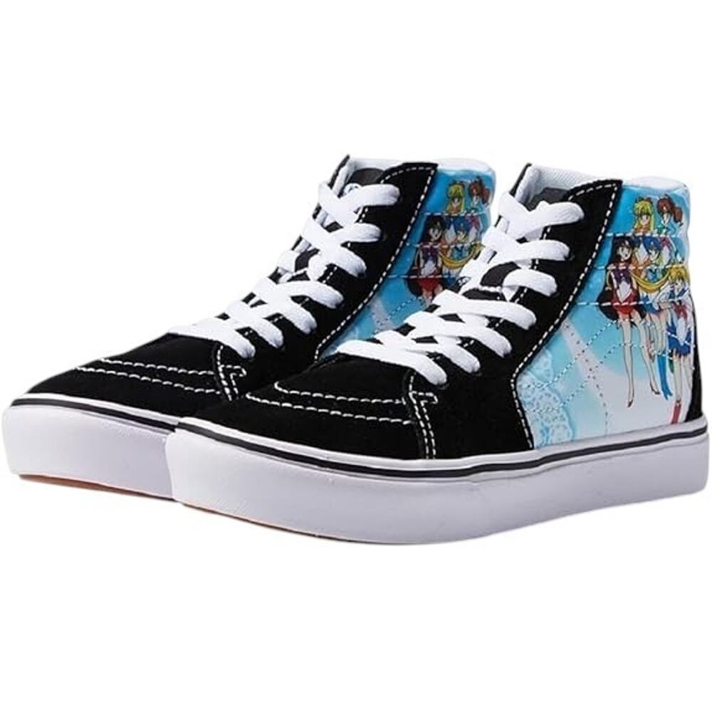 Vans SK8 Hi Comfycush Pretty Guardians Sailor/Multi Kid's Skate Shoes Size 10.5